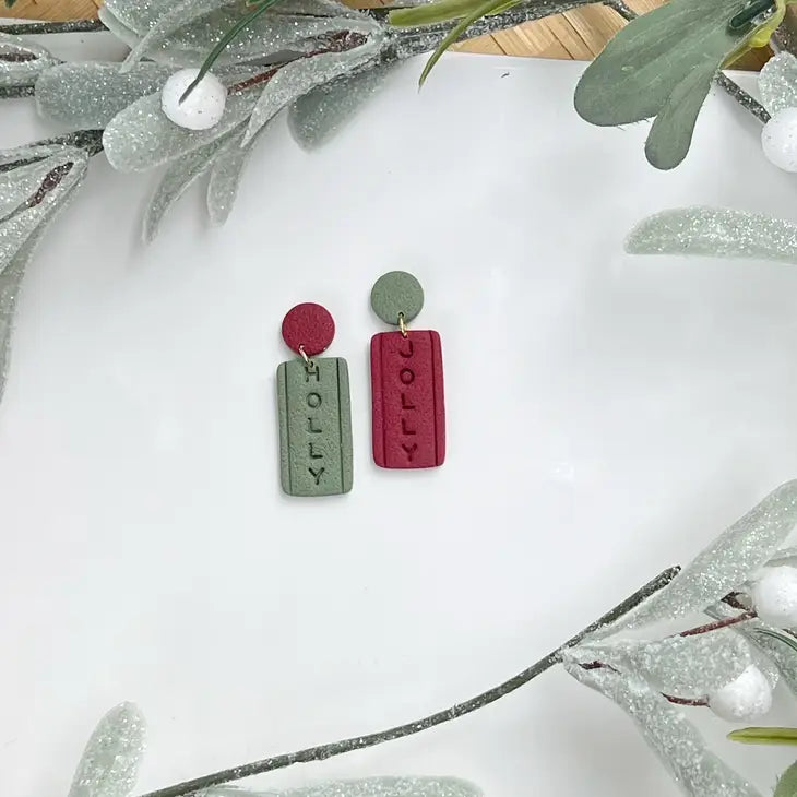 Holly Jolly Dangle Earrings