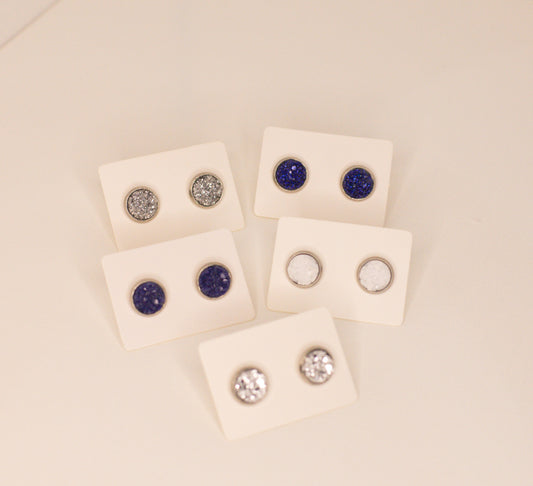 Red, White & Blue Studs - Small