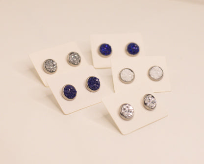 Red, White & Blue Studs - Small