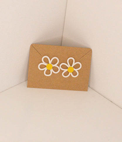 Daisy Outline Studs