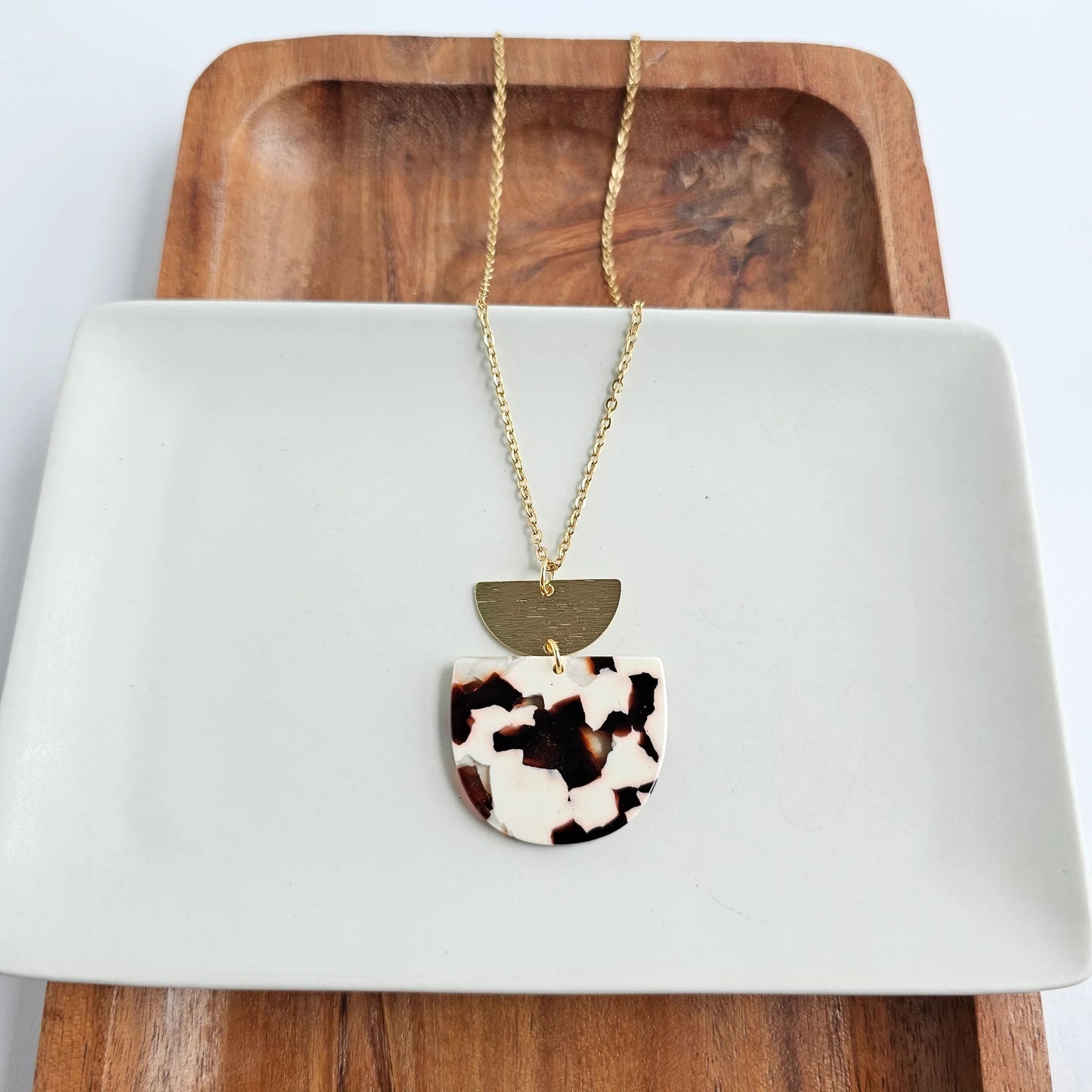 Morgan Necklace - Cowhide