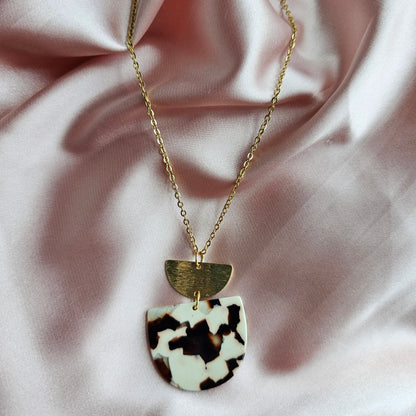 Morgan Necklace - Cowhide